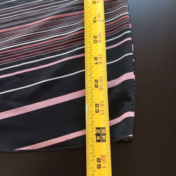 New York City Design Co. Asymmetric 3/4 Sleeve Artsy Top Stretch Office Vintage - Picture 7 of 9